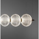  LED luster na sajli PELLUCID LED/23W/230V zlatna/prozirna | Eponuda.com