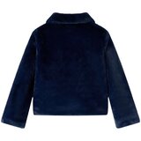  Dječji kaput od umjetnog krzna modri 116 | shoptok.hr
