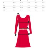 Pri Knitted midi dress with belt and bat sleeves ALENA | shoptok.hr