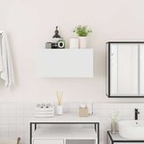 vidaXL Kopalniška stenska omarica bel 60x25x30 cm inž. les | Shoptok.si