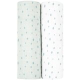 Kikka Boo Pelene od muslina set 2 pcs 80x80 Dots Blue | ePonuda.com
