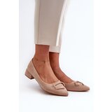 S. BARSKI Low Heel Pumps With Eco Suede Embellishment S.Barski | ePonuda.com
