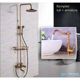 EYN Antični komplet AK1424 - nadometni tuš in armatura za prostostoječi umivalnik — Ne | Shoptok.si