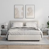  Noćni ormarići sa staklenim vratima 2 kom bijeli 35x37x42 cm | Eponuda.com