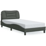  Okvir za krevet bez madraca Hvar tamnosivi 80x200 cm od tkanine | shoptok.hr