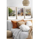 WALLXPERT Huhu552 - Višenamenska Dekorativna Slika u Ramovima (3 Komada) | Eponuda.com