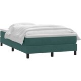 Box spring postelja z vzmetnico temno zelena 120x210 cm žamet, (21790670) | Shoptok.si