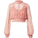 Guido Maria Kretschmer Collection Bluza 'Lissey' oranžna / bela | Shoptok.si