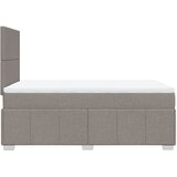  Krevet s oprugama i madracem smeđesivi 120 x 190 cm od tkanine | shoptok.hr