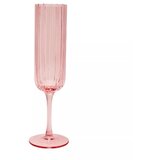 Widdop & Co. Hestia - Čaše set 2 - Hestia, Bright Pink Scalloped, Champagne Cene