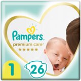 Pampers Premium Care, pelene s trakicama za učvršćivanje, veličina 1 | shoptok.hr