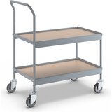 eurokraft pro Vrhunski voziček za odlaganje, DxŠxV 840 x 470 x 955 mm, s 4 vrtljivimi kolesi, kolo s Ø 100 mm Cene