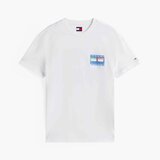 Tommy Jeans TJM REG DNA FLAG PLAY TE Bijela Cijene