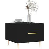  Stolić za kavu crni 50 x 50 x 40 cm od konstruiranog drva | shoptok.hr