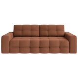 Makamii Sklopiva sofa od bouclé tkanine boja terakote 255 cm Milu – Cijene