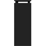  Konzolni stol crni 80 x 30 x 80 cm od konstruiranog drva | shoptok.hr