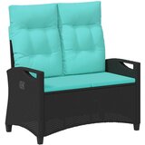  Vrtna klupa s jastukom 105 x 60 x 112 cm čelik | shoptok.hr
