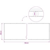  Zaslon za privatnost na balkonu 180 x 700 cm | Eponuda.com