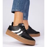 Gemre Black women's platform sneakers Melly | shoptok.hr