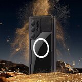 ShellBox Mars maska za Samsung S26 ULTRA vodootporna s metalnim prstenom crna | Shoptok.si