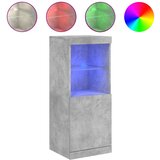 Maison Chic Komoda - Predalnik z LED lučkami betonsko siva 41x37x100 cm, (21720695) Cene
