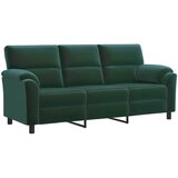 Set sofe 2 pcs Tamnozelena Baršun - Tamnozelena 2-sjedalo (140 cm) + 3-sjedalo | shoptok.hr
