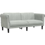 Maison Chic kavč - Sofa - Kanape dvosed svetlo siv žamet, (21726724) Cene