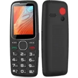 telefon mobilni, 2.4" ekran, sos dugme, crni - senior 10 plus, crni