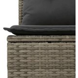  11-dijelni set vrtnih sofa od poliratana s jastucima sivi | shoptok.hr