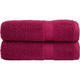 Furnova Premium kopalne brisače SOLUND 2 kosa bordo 100x150 cm 600 g/m2, (21916746) Cene