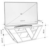 Hanah home pipralla - carrara marble carrara marble tv stand | ePonuda.com