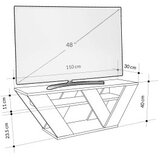 Hanah home TV ormarić Pipralla, 110x40x30 cm, Bijela | Eponuda.ba