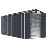  Vrtno spremište antracit 191 x 470 x 198 cm pocinčani čelik | shoptok.hr