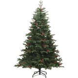  Umjetno božićno drvce sa šarkama šiškama i bobicama 210 cm | shoptok.hr