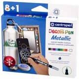 CENTROPEN Flomasteri Decor metalic 9 komada 2737/09 cene
