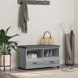  Klupa za hodnik s jastukom Siva Sonoma 80 x 38 x 46 cm | shoptok.hr