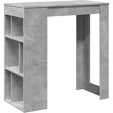  Barski stol s stalcima boja betona 102 x 50 x 103,5 cm drveni | shoptok.hr