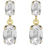 Victoria Cruz gemma crystal gold mindjuše sa swarovski kristalima ( a4511-07dt ) | ePonuda.com
