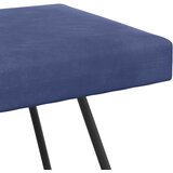  Klupa Policijska plava 110 x 40 x 45 cm Baršun | shoptok.hr