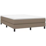  Za krevet s oprugama smeđesivi 140 x 190 cm od tkanine | shoptok.hr