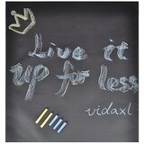 vidaXL Stenska nalepka tabla 0,6x3m 2 zvitka s kredami, (22135127) | Shoptok.si