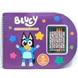 BLUEY Bojanka po brojevima - 16 stranica s kistom i bojama Slike