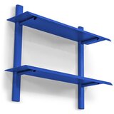 Spinder Design Modra večnivojska kovinska polica 60 cm Hola – | Shoptok.si