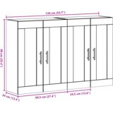  Zidna oprema 2 komada staro drvo 69.5x34x90 cm Obrađeno drvo | shoptok.hr