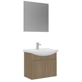 Hanah home Kupatilski ormarić sa umivaonikom i ogledalom (2 komada) Purus 65 318 | Eponuda.com