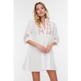 Trendyol Beige Mini Woven Lace Detailed 100% Cotton Beach Dress Cijene