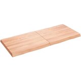 Stolna ploča svjetlosmeđa 140x60x6 cm od obrađene hrastovine | shoptok.hr