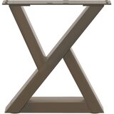  Noge za klub stolić 2 kom. Prirodni čelik 40 x (30-31,3) cm Čelik | shoptok.hr
