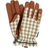 Burgon & Ball Vrtne rokavice "Collector" - karo - Olive | Shoptok.si