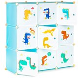  ModernHome dječji ormarić s 9 polica plavi dinosauri | shoptok.hr